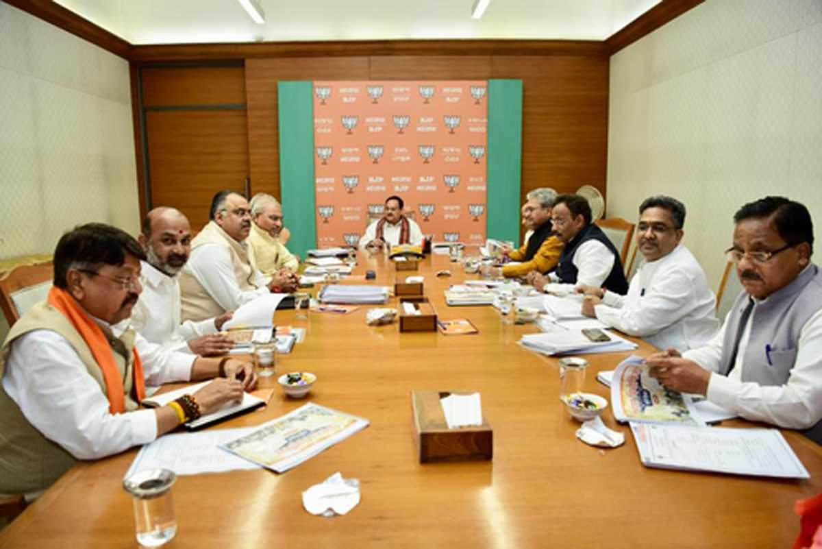 भाजपा अध्यक्ष नड्डा ने राष्ट्रीय महासचिवों के साथ की बैठक, चुनावी तैयारियों और पार्टी के आगामी कार्यक्रमों पर की चर्चा